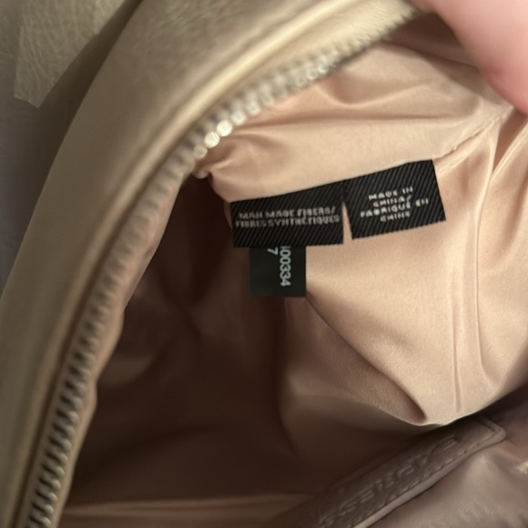 Express Convertible Fold over clutch cream chain strap purse bag - Picture 5 of 13